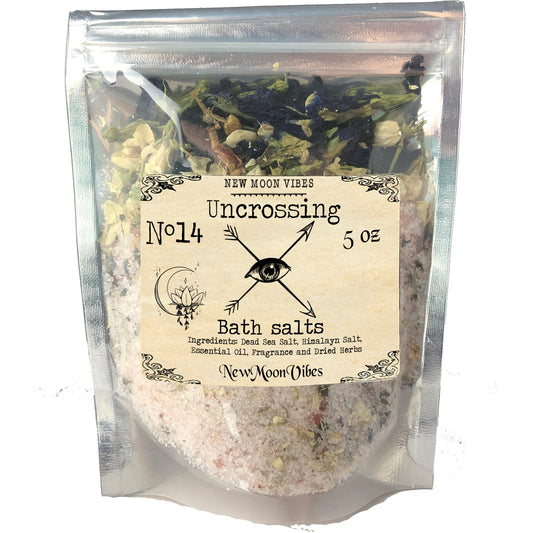 Unhexing Uncrossing Conjure Herb Bath Salts Wicca Pagan Spell Protection