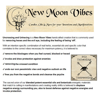Unhexing Uncrossing Conjure Herb Bath Salts Wicca Pagan Spell Protection