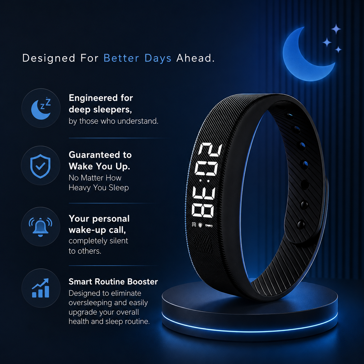 Splural Aura – Silent Vibration Alarm Bracelet