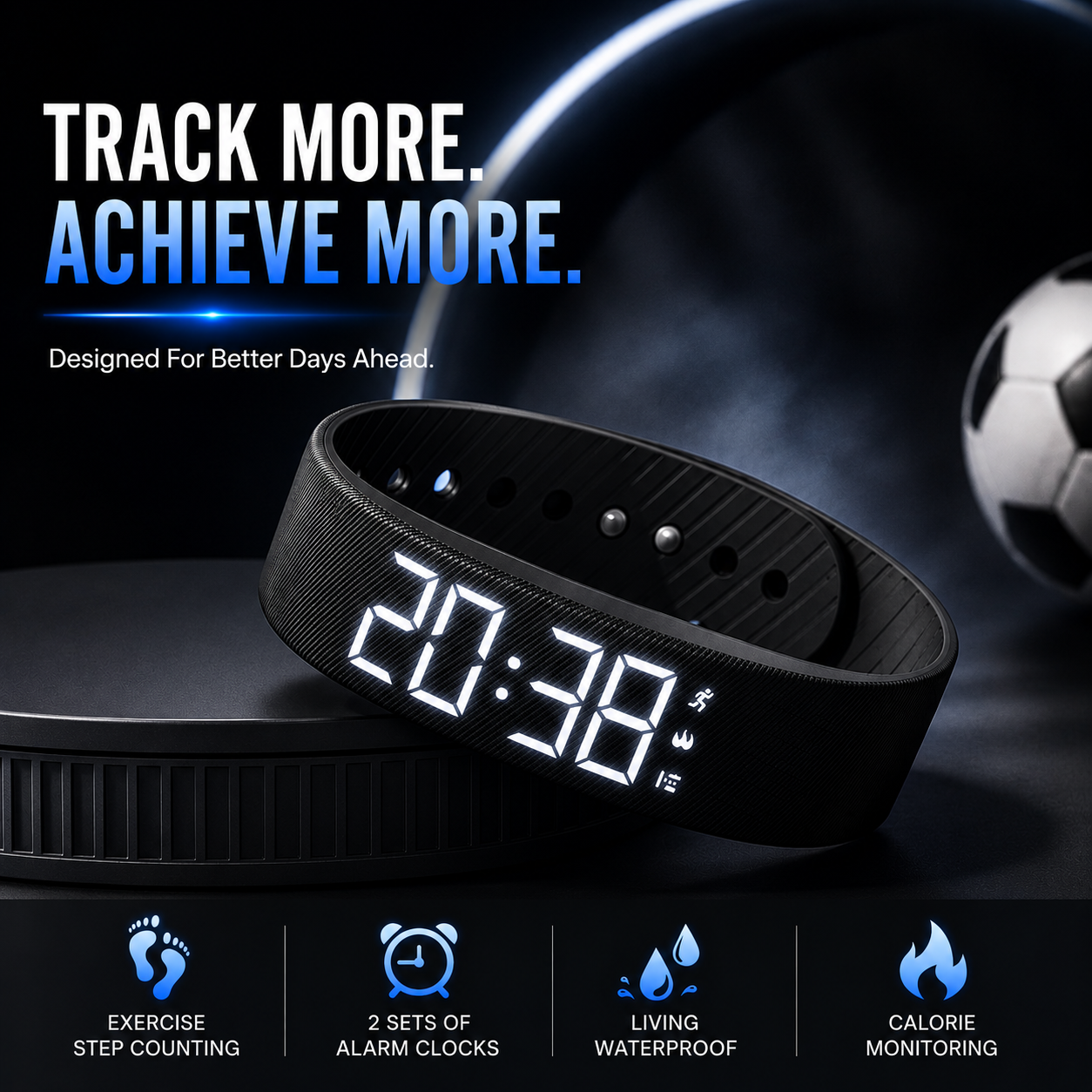 Splural Aura – Silent Vibration Alarm Bracelet