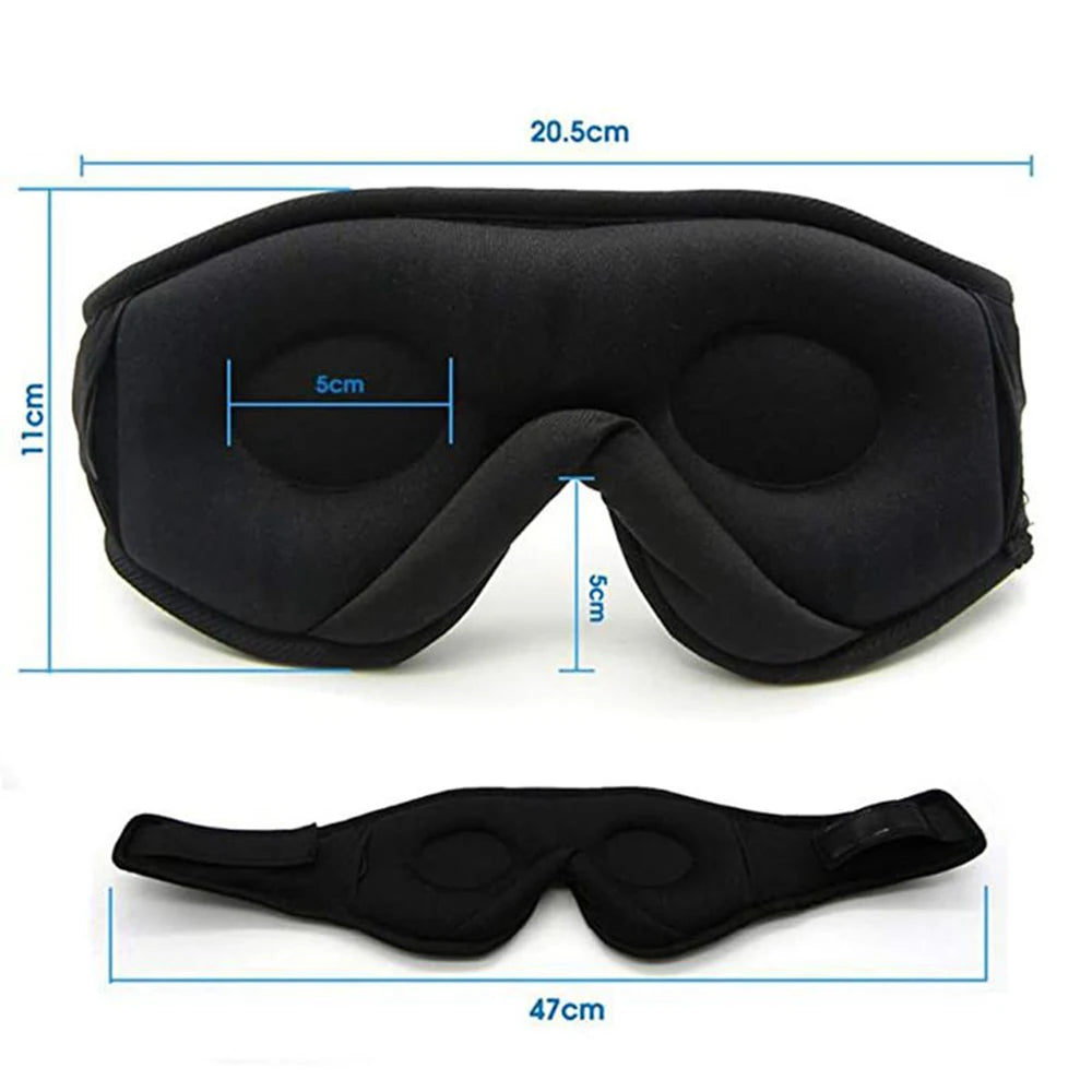Mask For Sleep Headphones Bluetooth 3D