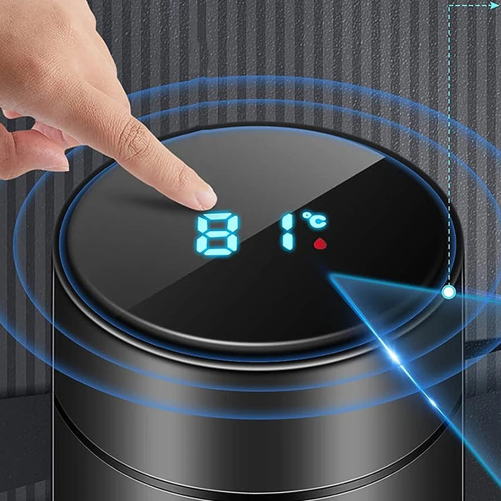 Smart Water Bottle with LED Temperature Display
